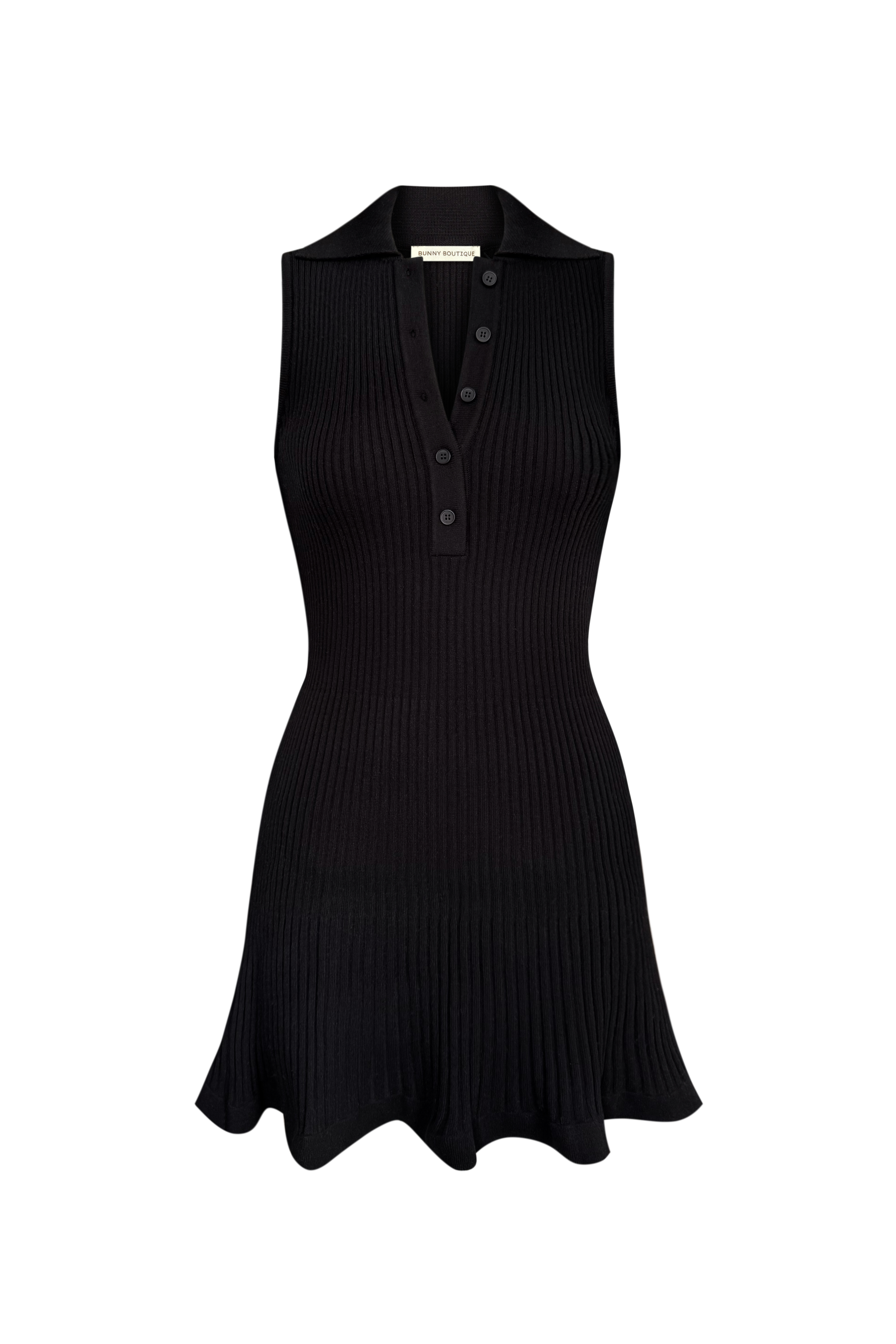 Knitted dress Selesta black